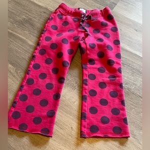 Mini Boden 8Y polka dot sweatpants